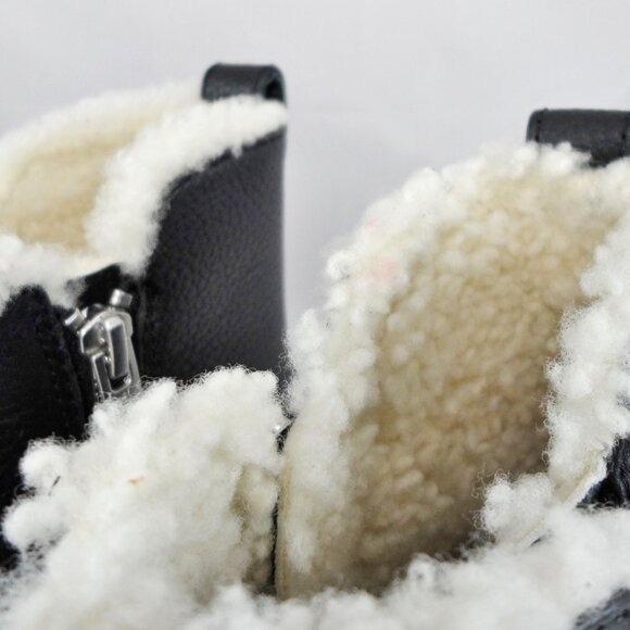 NWT$675 3.1 Phillip Lim Alexa Shearling-lined Leather Ankle Boots Zippers 8.5 - Picture 7 of 16